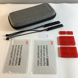 Nintendo Switch Accesory Bundle Case, Wrist Straps, Game Card Cases, Screen Prot